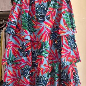 Tabitha Brown Tropical Leaf skirt